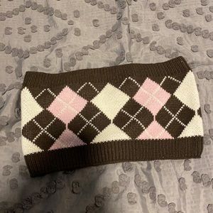 Super cute argyle tube top